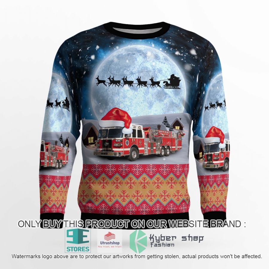 easton maryland easton volunteer fire department christmas sweater 2 16495