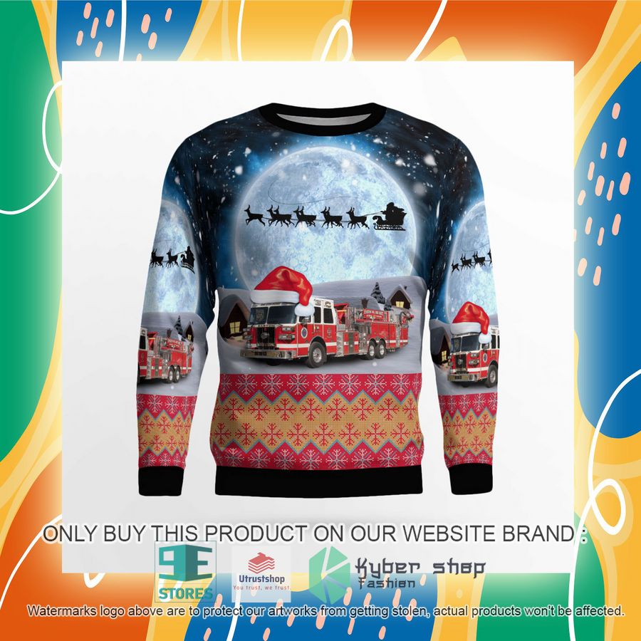 NEW Easton Maryland Easton Volunteer Fire Department Christmas Sweater 8 easton maryland easton volunteer fire department christmas sweater 8 82566