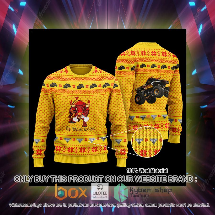 el toro loco yellow wool sweater 2 50495