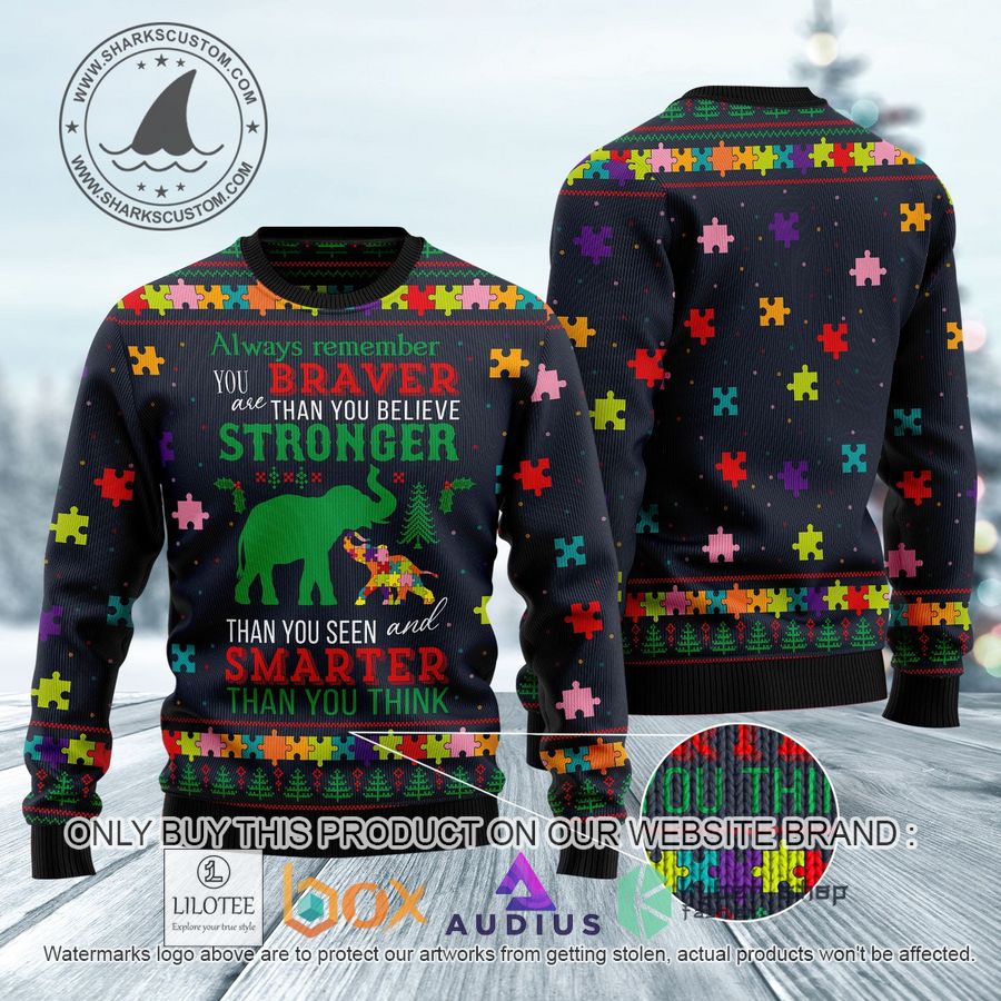 Elephant Autism Awareness Ugly Christmas Sweater 3 elephant autism awareness ugly christmas sweater 3 15696