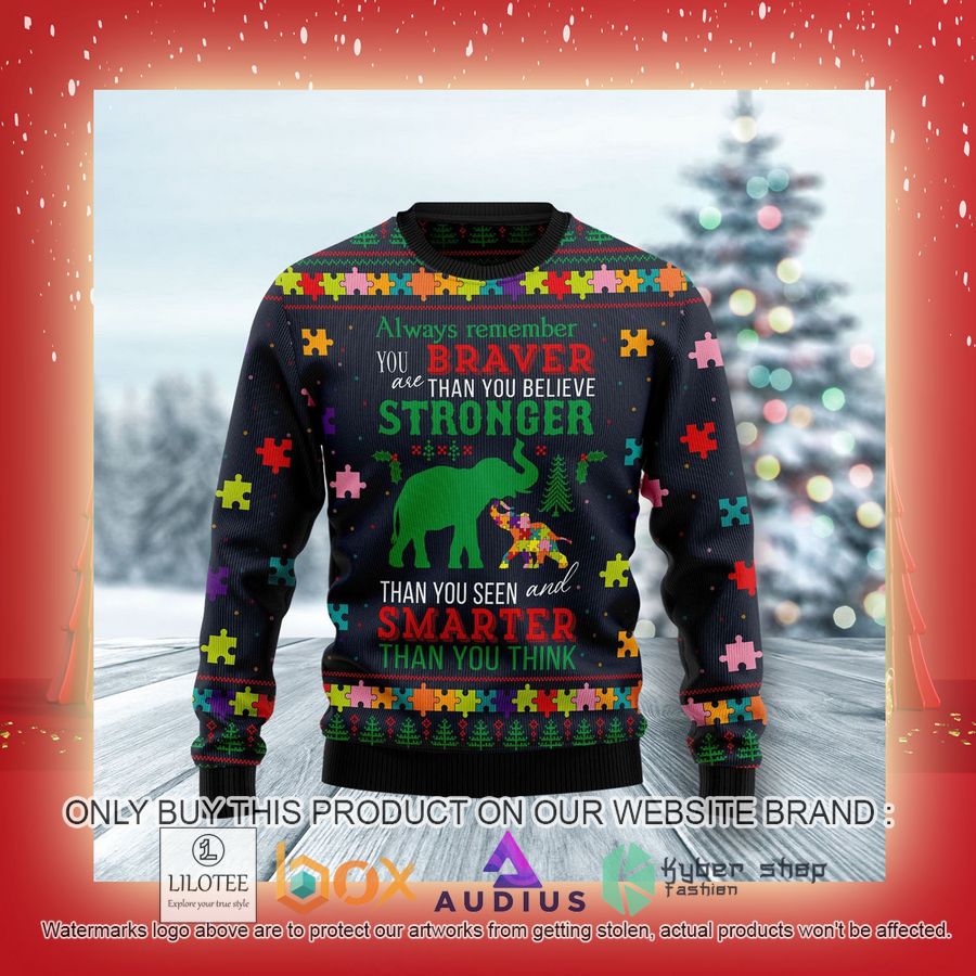 Elephant Autism Awareness Ugly Christmas Sweater 7 elephant autism awareness ugly christmas sweater 7 89812
