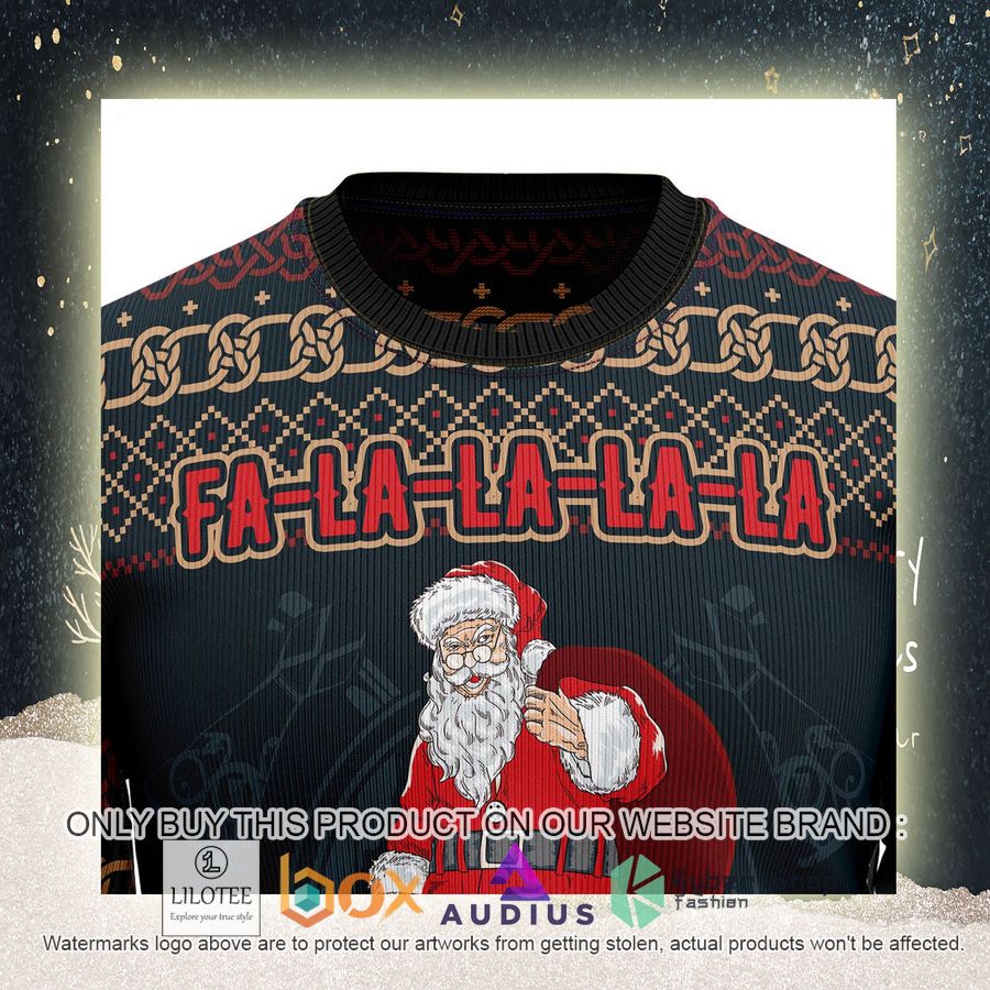 Falalala Valhallala Viking Ugly Christmas Sweater 11 falalala valhallala viking ugly christmas sweater 11 42785