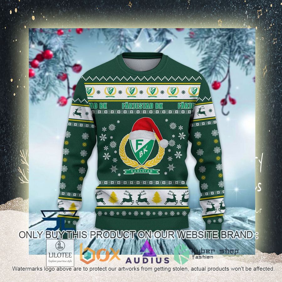 Farjestad BK SHL Ugly Christmas Sweater 12 farjestad bk shl ugly christmas sweater 12 87737