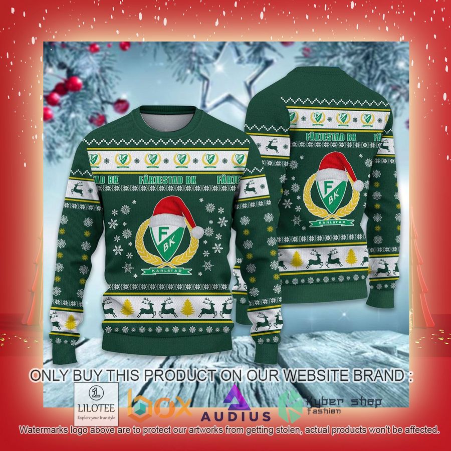 Farjestad BK SHL Ugly Christmas Sweater 17 farjestad bk shl ugly christmas sweater 17 51943