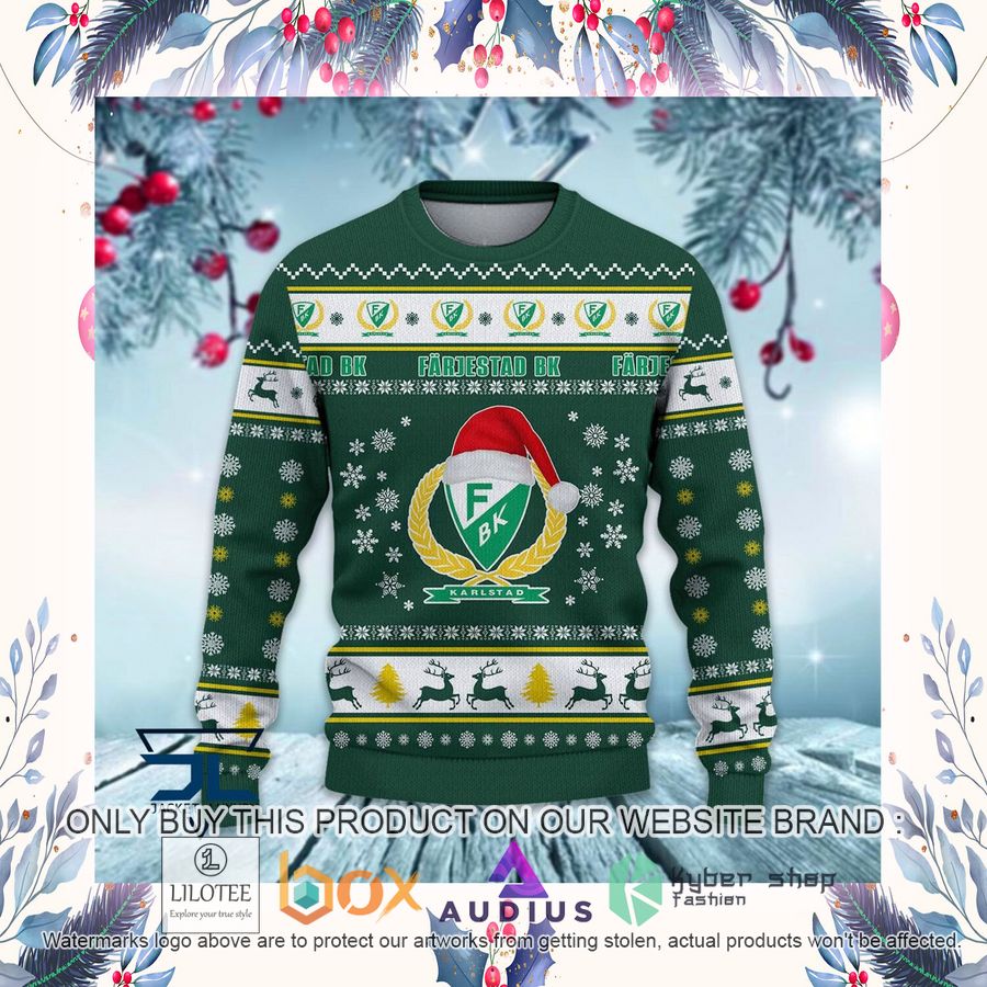 Farjestad BK SHL Ugly Christmas Sweater 21 farjestad bk shl ugly christmas sweater 21 2783