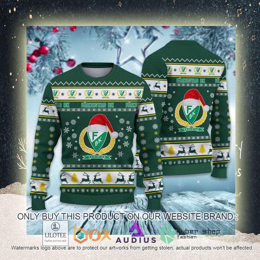 Farjestad BK SHL Ugly Christmas Sweater 7 farjestad bk shl ugly christmas sweater 7 33026