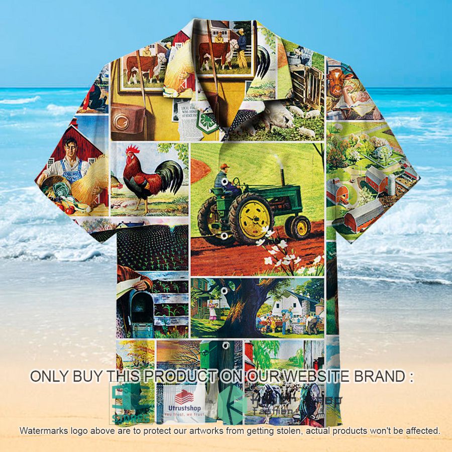 NEW Farmland Collage Hawaii Shirt 1 farmland collage hawaiian shirt 1 18446
