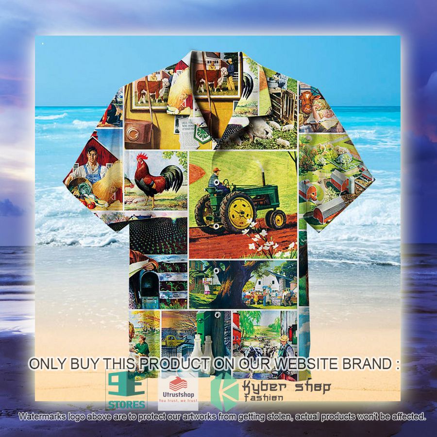 NEW Farmland Collage Hawaii Shirt 5 farmland collage hawaiian shirt 5 83832