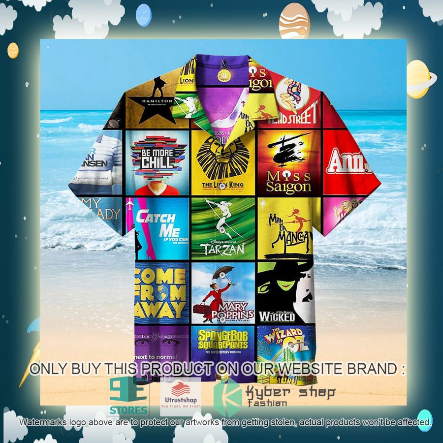 NEW Favorite Musicals Broadway Shows Hawaii Shirt 2 favorite musicals broadway shows hawaiian shirt 2 56409