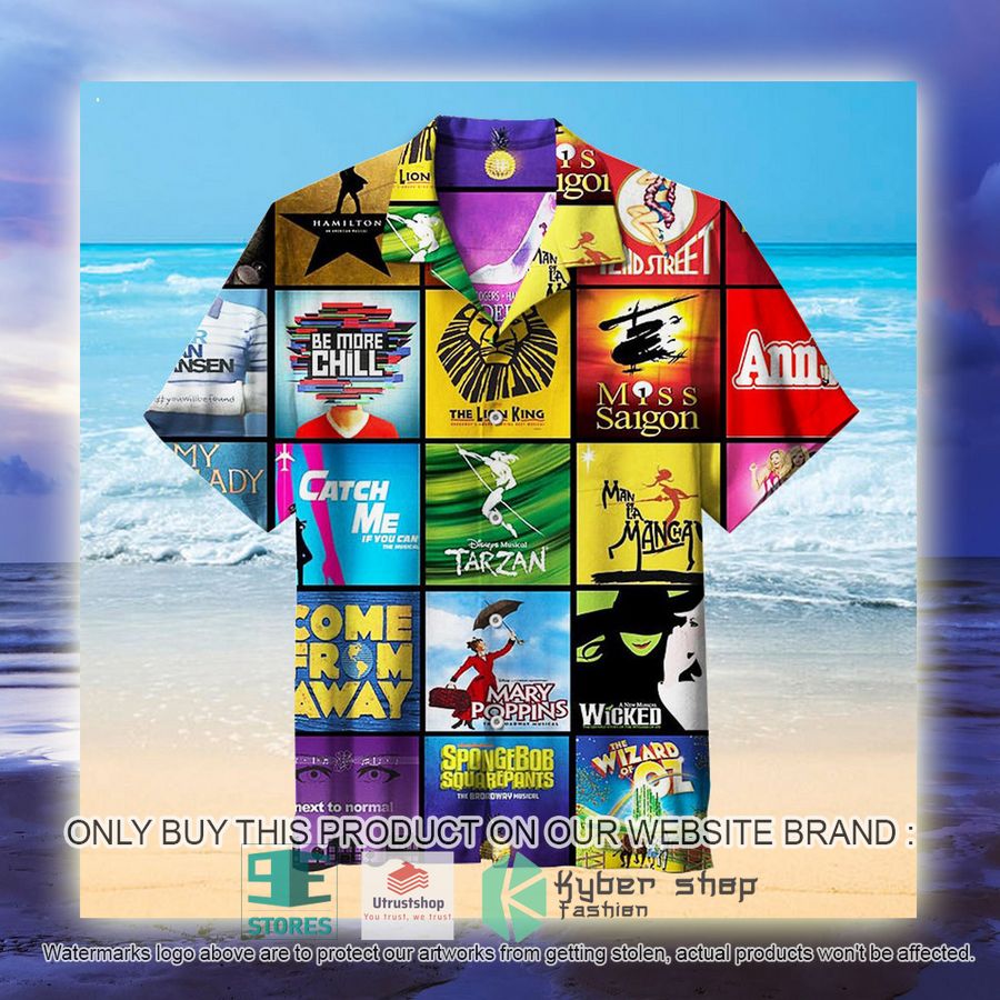 NEW Favorite Musicals Broadway Shows Hawaii Shirt 3 favorite musicals broadway shows hawaiian shirt 3 33986