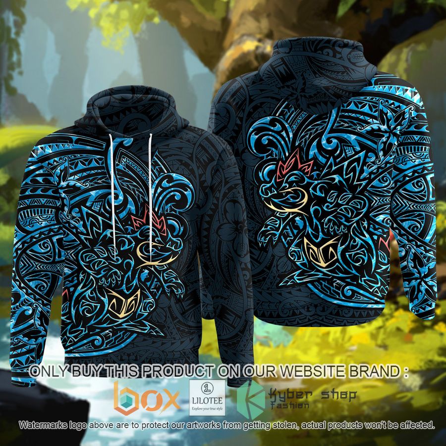 feraligatr polynesian hoodie 1 33081