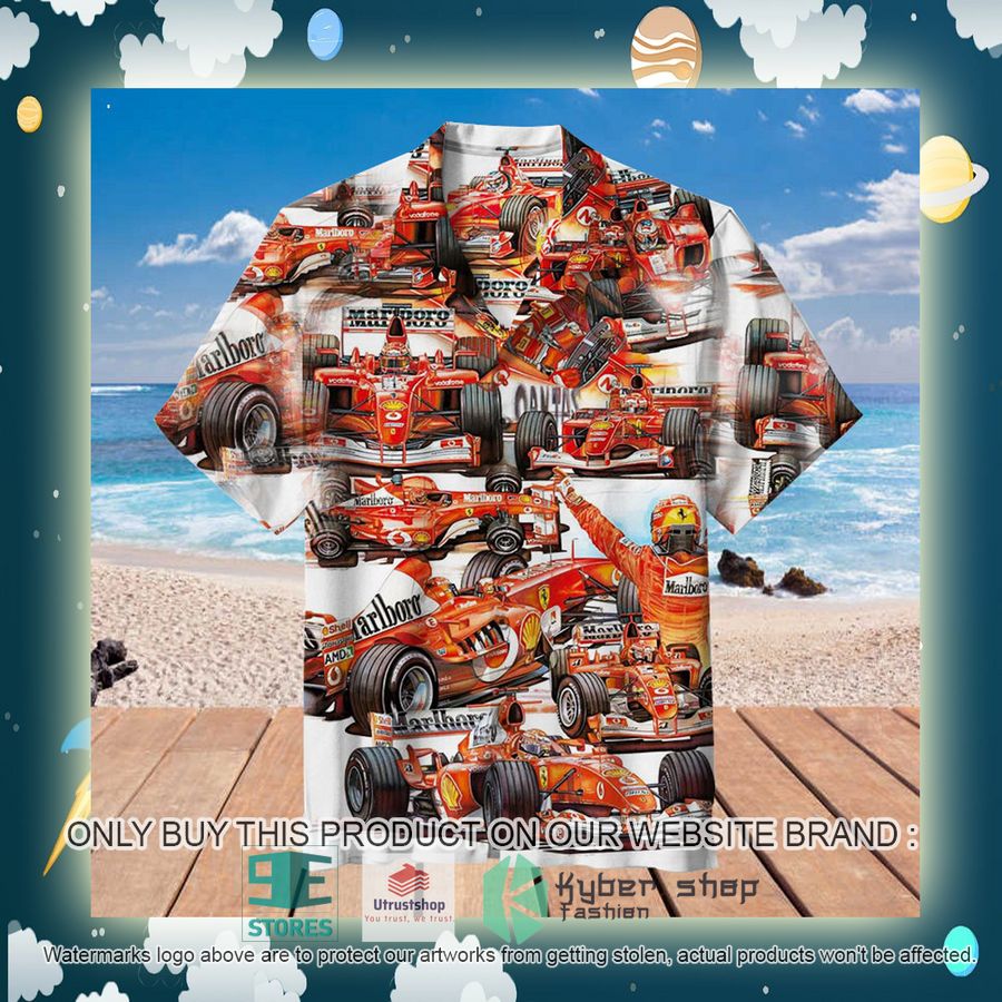 NEW FERRARI F1 Schumacher 2000 2004 Hawaii Shirt 2 ferrari f1 schumacher 2000 2004 hawaiian shirt 2 51724