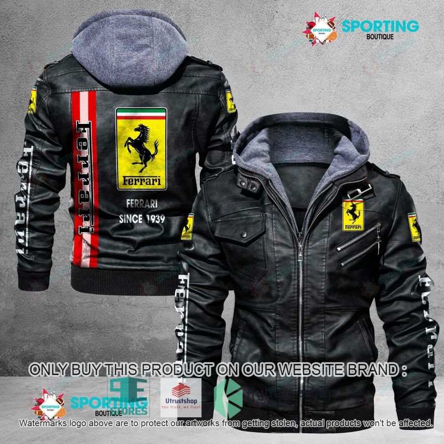 ferrari since 1939 leather jacket 1 1082