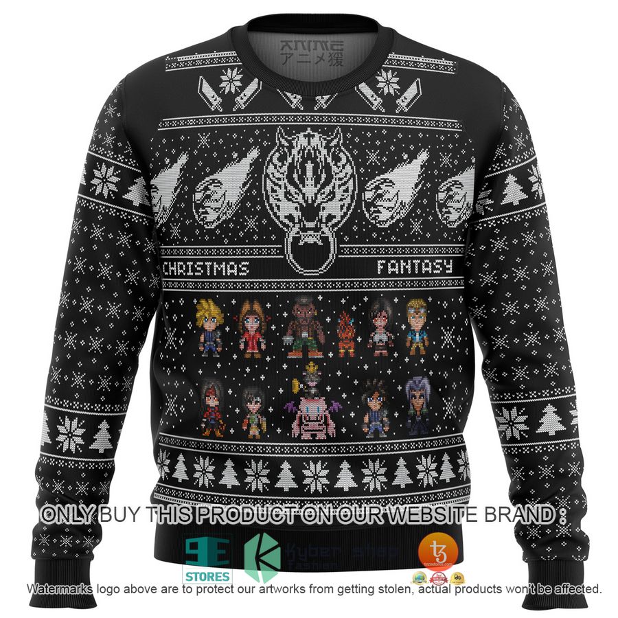 final fantasy 7 vii ff7 premium knitted wool sweater 1 41751