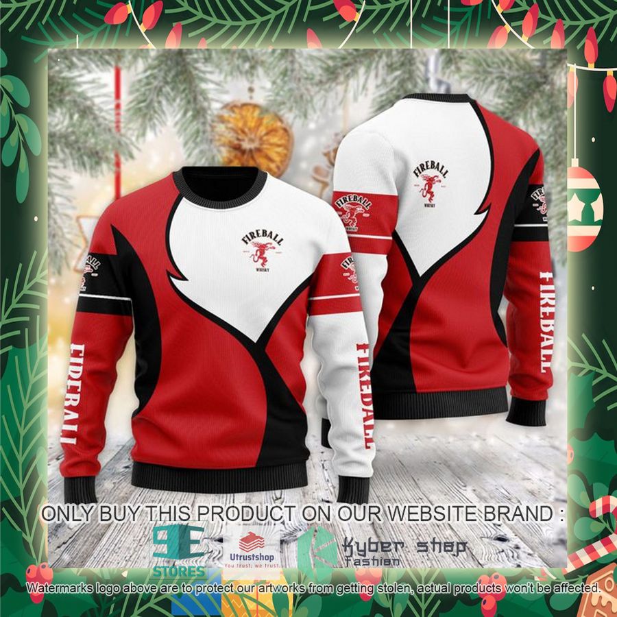 fireball whisky ugly christmas sweater 2 637