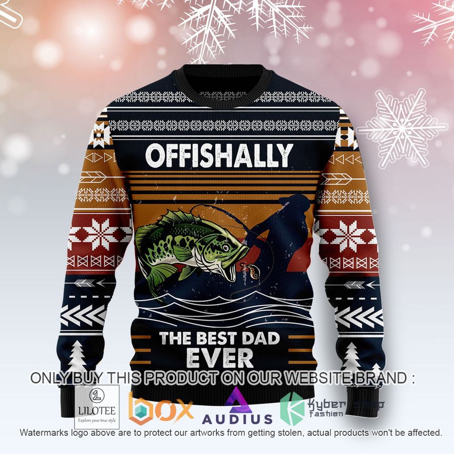 fishing retro vintag ugly christmas sweater 1 73648