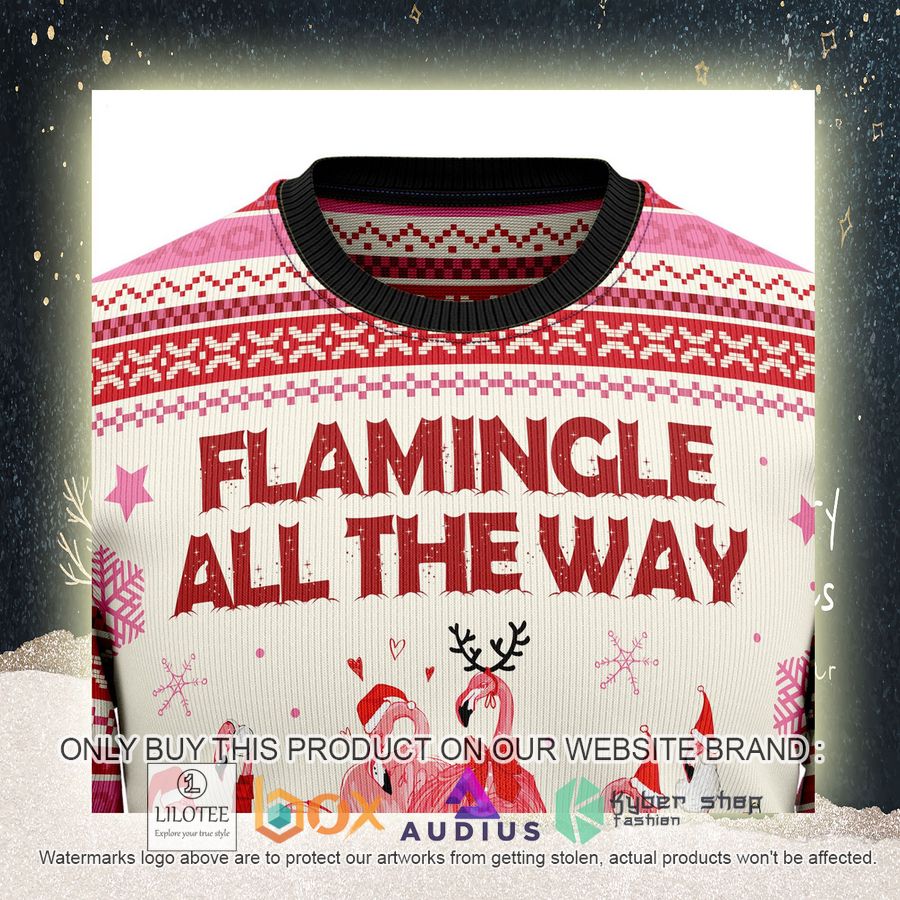 Flamingo Flamingle All The Ways Ugly Christmas Sweater 11 flamingo flamingle all the ways ugly christmas sweater 11 43555
