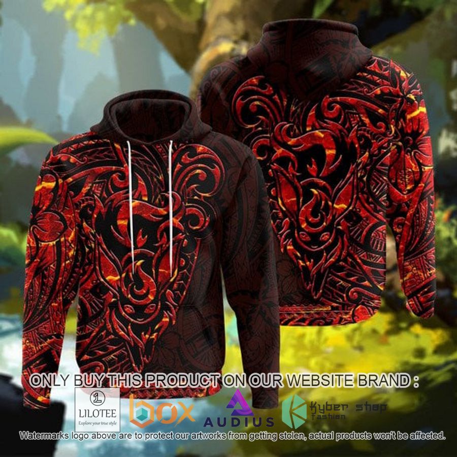 flareon polynesian 3d hoodie 1 87276