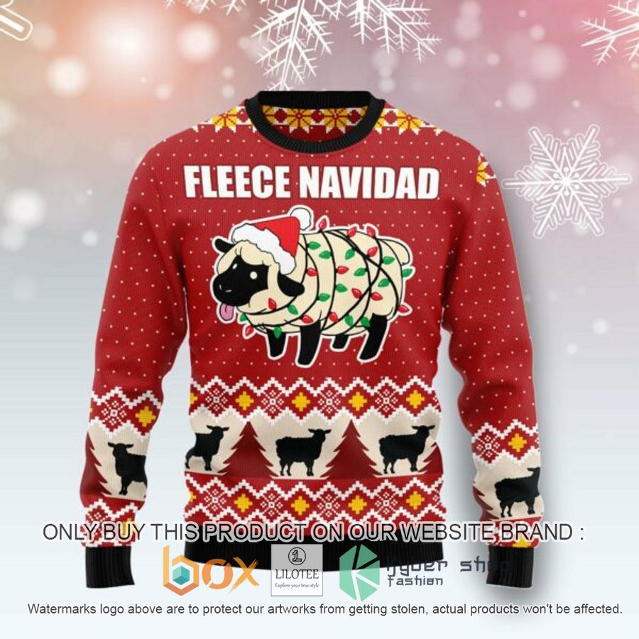 fleece navidad ugly christmas sweatshirt 1 89641