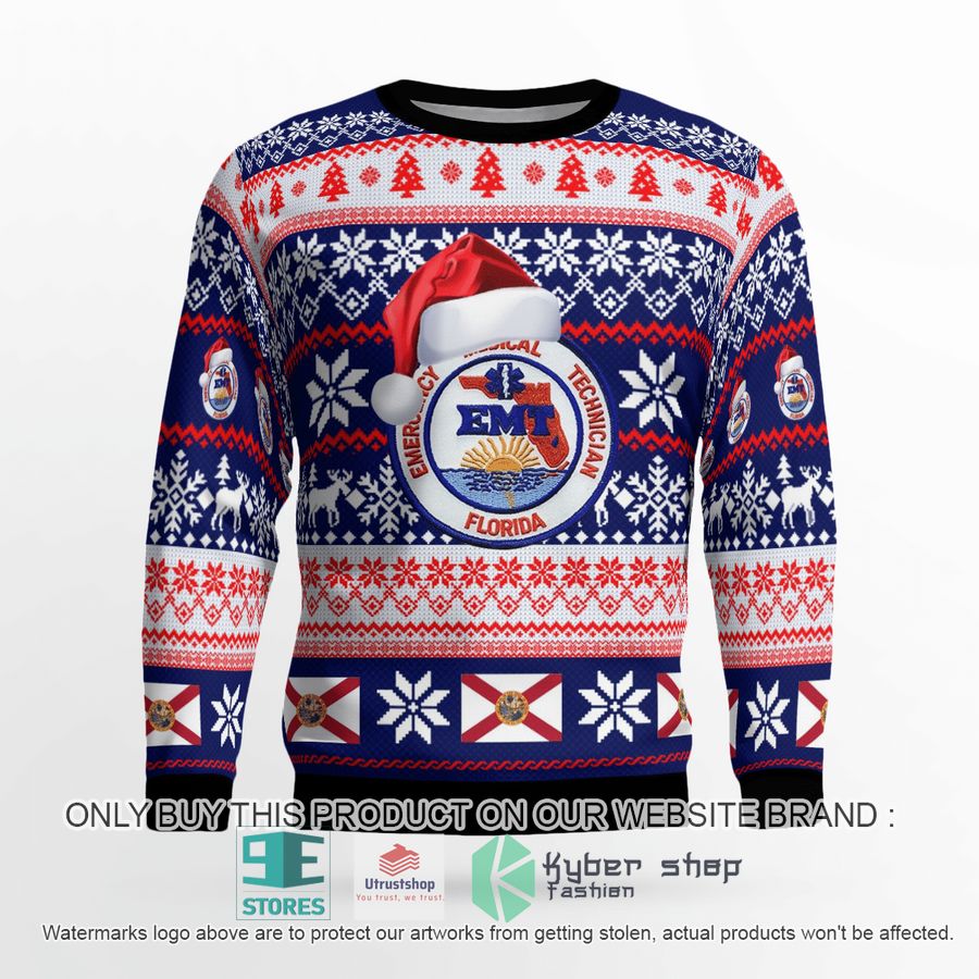 florida emt christmas sweater 2 20944