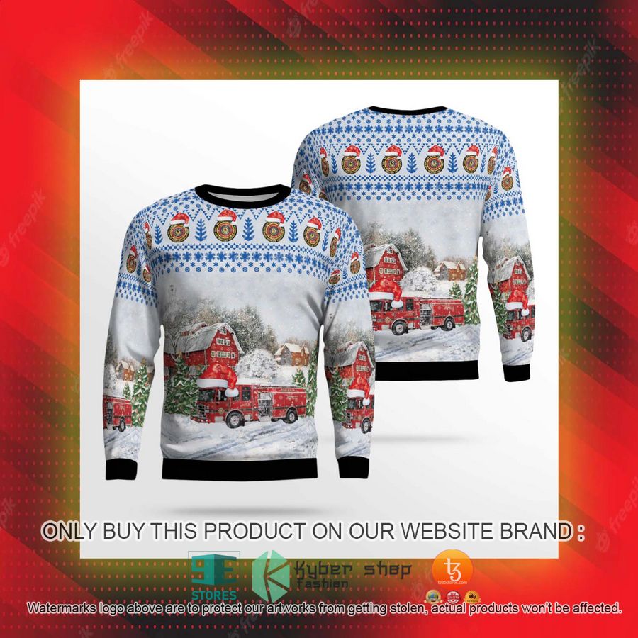 florida jacksonville fire and rescue department christmas sweater 1 9198