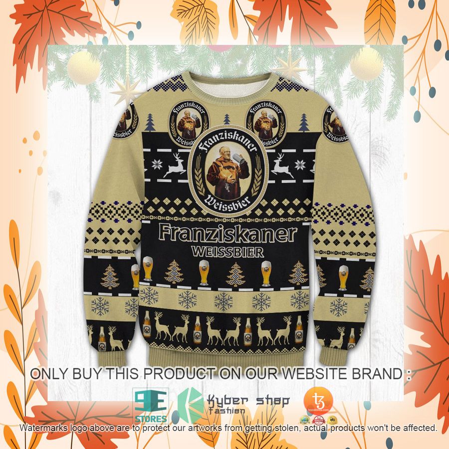 NEW Franziskaner Weissbier Christmas Ugly Sweater 2 franziskaner weissbier ugly christmas sweater 2 52222