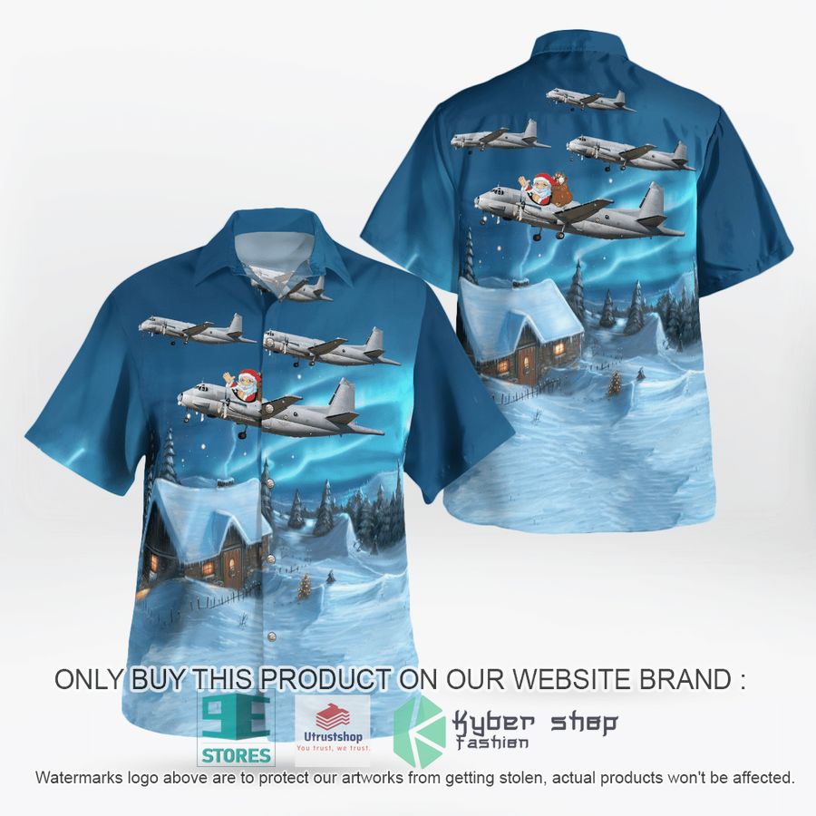french navy dassault breguet atlantique 2 santa christmas hawaiian shirt 1 18124