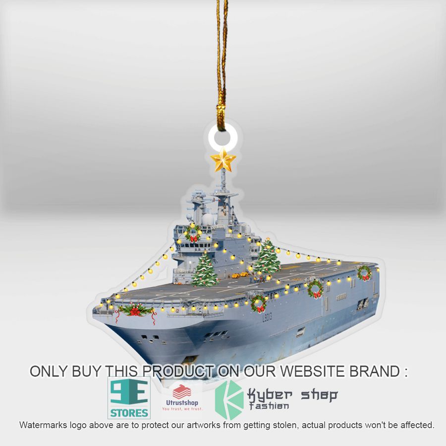 french ship mistral l9013 christmas ornament 1 15977