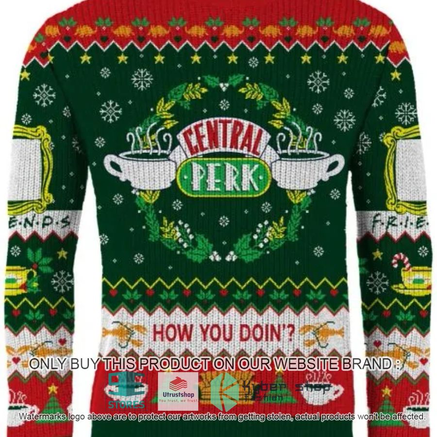 NEW Friends Central Perk How You Doin' Ugly Sweater 16 friends central perk how you doin ugly christmas sweater 1 99116