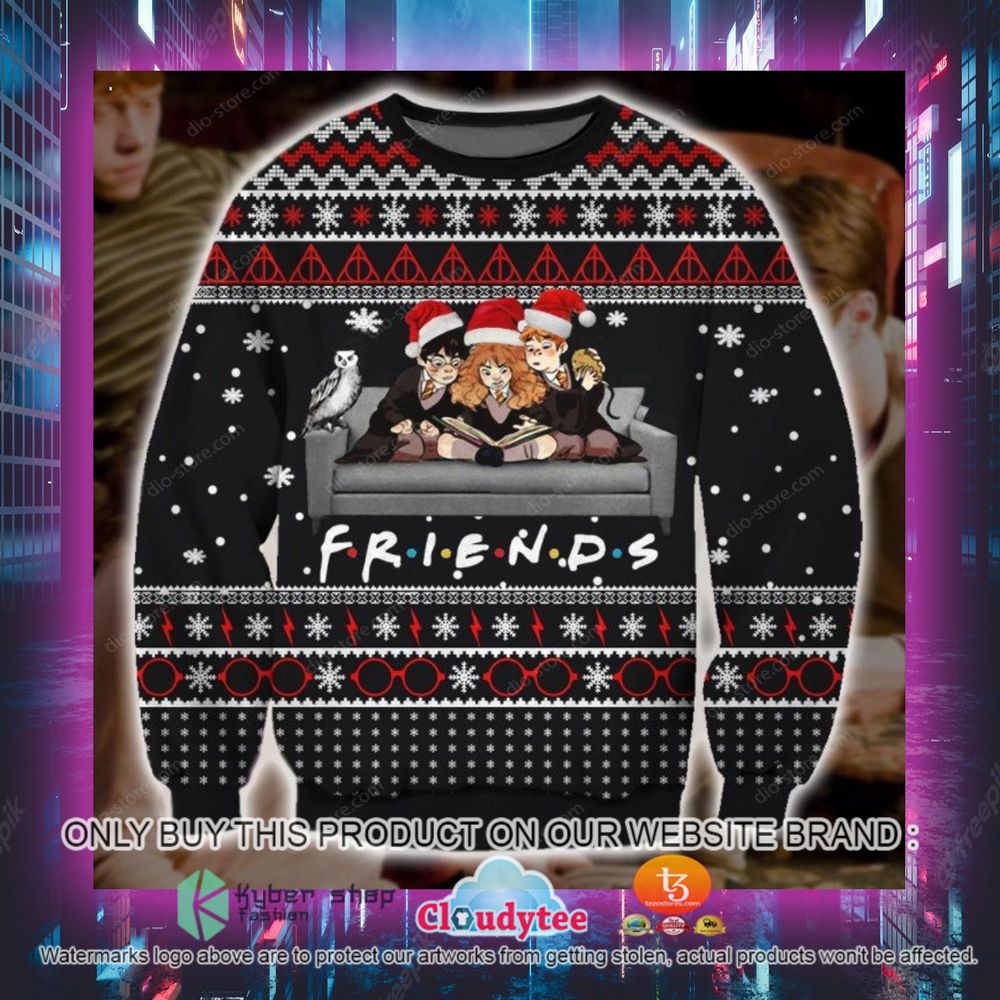 Friends Harry Potter Ugly Sweater 3 friends harry potter ugly sweater 3 19441