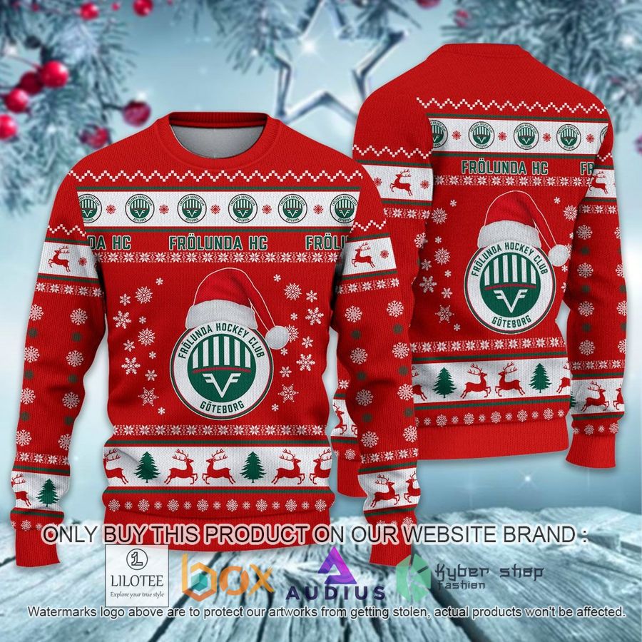 frolunda hc shl ugly christmas sweater 1 53010