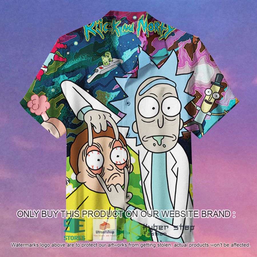 NEW Funny Rick And Morty Hawaii Shirt 16 funny rick and morty hawaiian shirt 1 64335