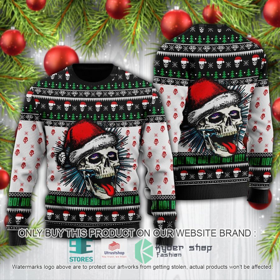 NEW Funny Skull white black Ugly Sweater 1 funny skull white black ugly christmas sweater 1 72868