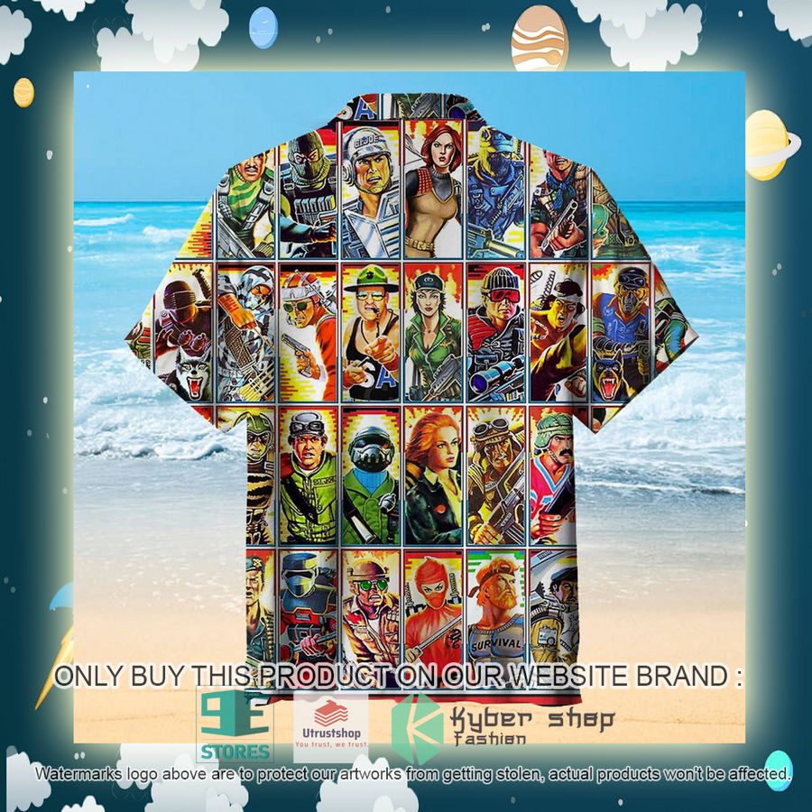NEW G.I. Joe in the 80s Characters Hawaii Shirt 4 g i joe in the 80s characters hawaiian shirt 4 65855
