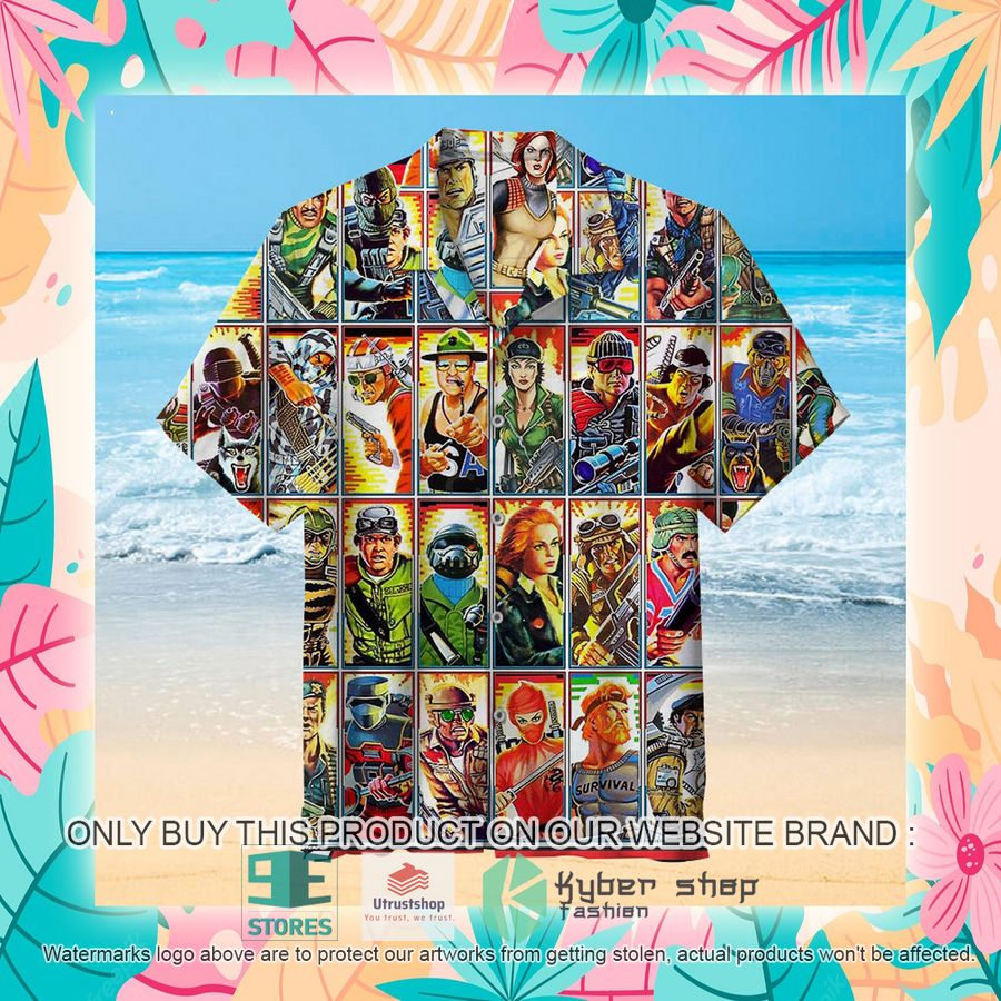 NEW G.I. Joe in the 80s Characters Hawaii Shirt 7 g i joe in the 80s characters hawaiian shirt 7 5286