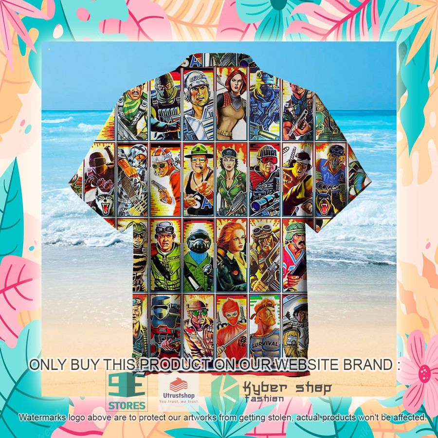NEW G.I. Joe in the 80s Characters Hawaii Shirt 8 g i joe in the 80s characters hawaiian shirt 8 24815