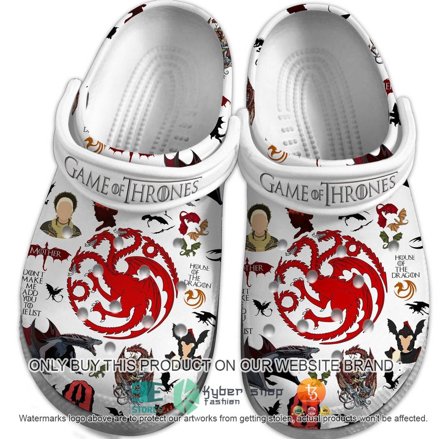 game of thrones house of the dragon crocband shoes 2 86425