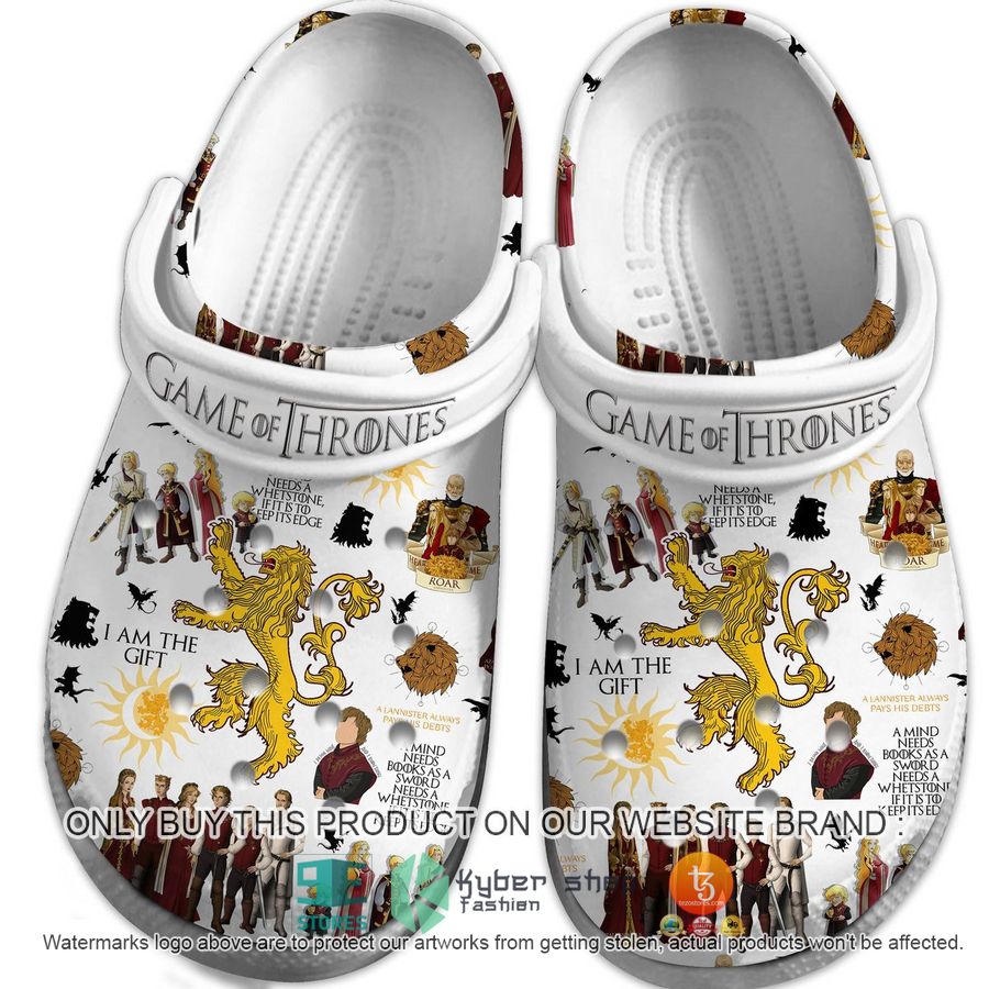game of thrones i am the gift crocband shoes 2 9325