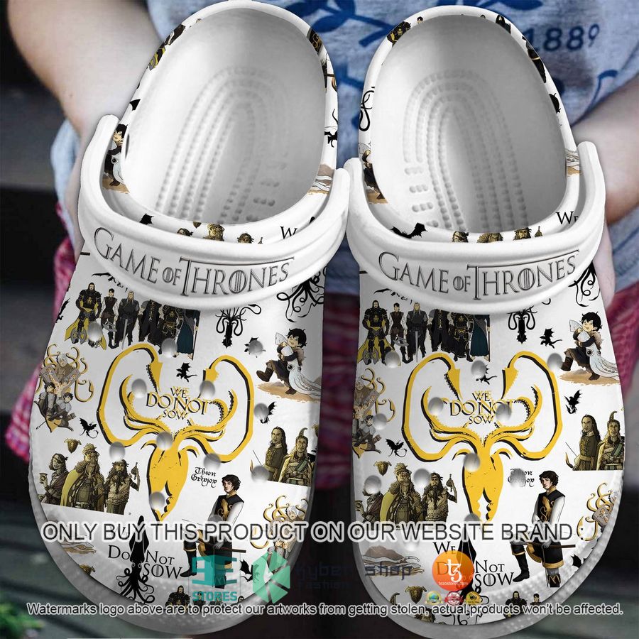 game of thrones we do not sow crocband shoes 1 38210