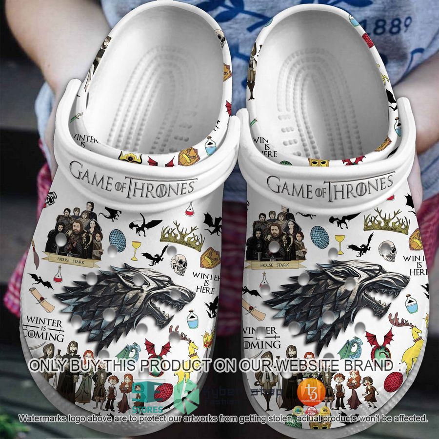 game of thrones winter is coming crocband shoes 1 35186