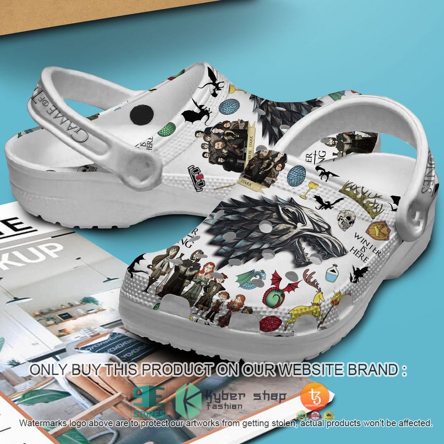 HOT Game of Thrones Winter is coming Crocband Shoes 3 game of thrones winter is coming crocband shoes 3 7779