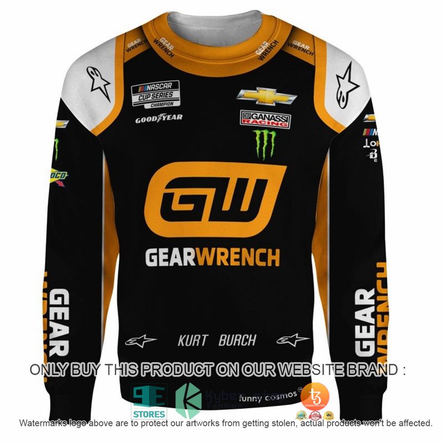 HOT Gearwrench Kurt Busch Nascar 2022 Racing 3D Full printed Shirt, Hoodie 4 gearwrench kurt busch nascar 2022 racing 3d shirt hoodie 4 55905