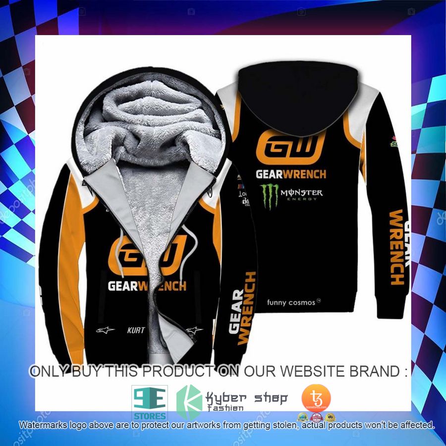HOT Gearwrench Kurt Busch Nascar 2022 Racing Fleece Zipper Hoodie 4 gearwrench kurt busch nascar 2022 racing fleece hoodie 4 16135