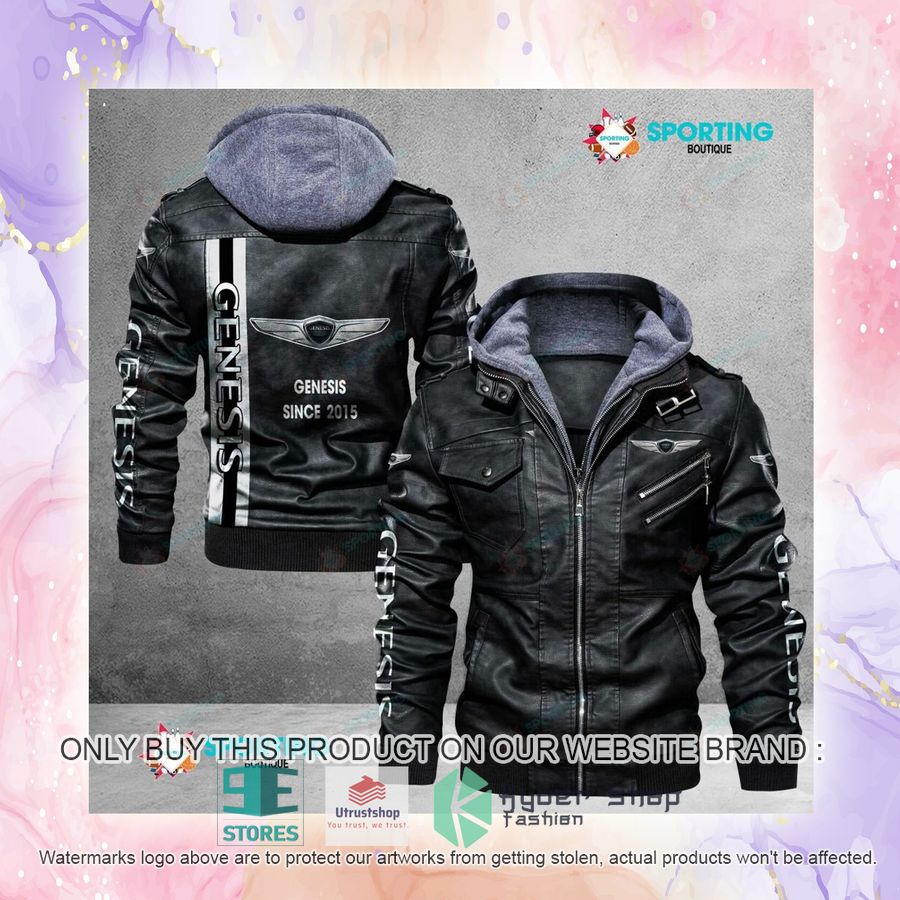 NEW Genesis Since 2015 Men Leather Jacket 3 genesis since 2015 leather jacket 3 89268