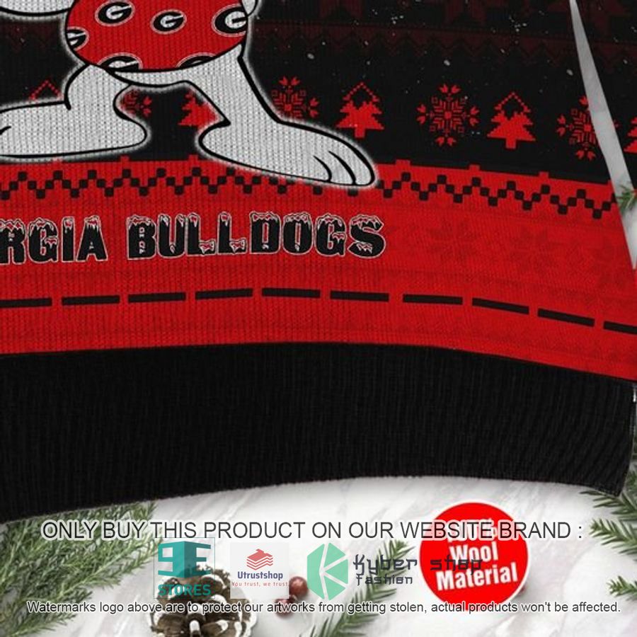 NEW Georgia Bulldogs Snoopy Dabbing Ugly Sweater 4 georgia bulldogs snoopy dabbing ugly chrisrtmas sweater 4 51013