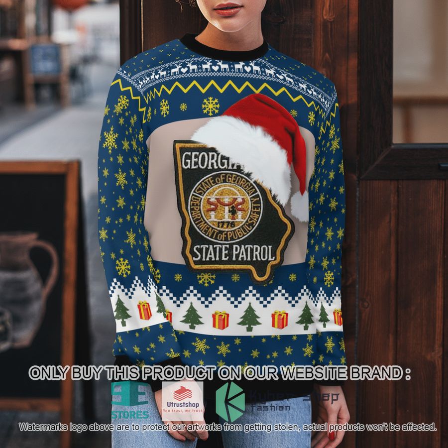 NEW Georgia State Patrol Christmas Sweater 5 georgia state patrol christmas sweater 5 36692