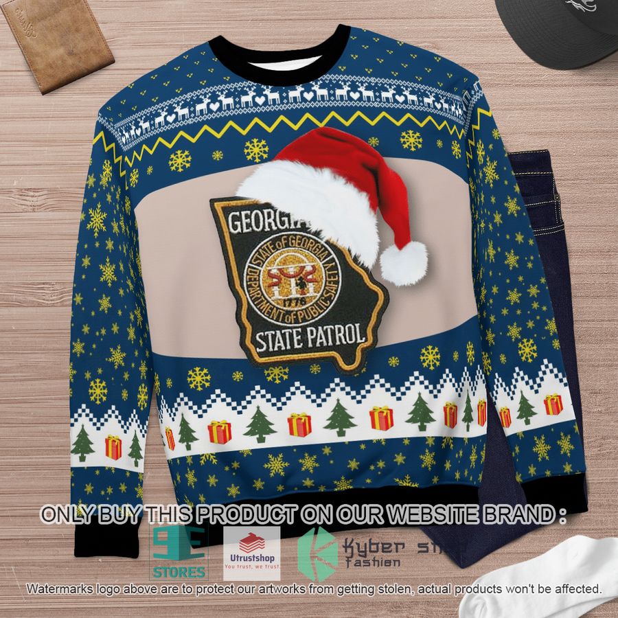 NEW Georgia State Patrol Christmas Sweater 6 georgia state patrol christmas sweater 6 24266