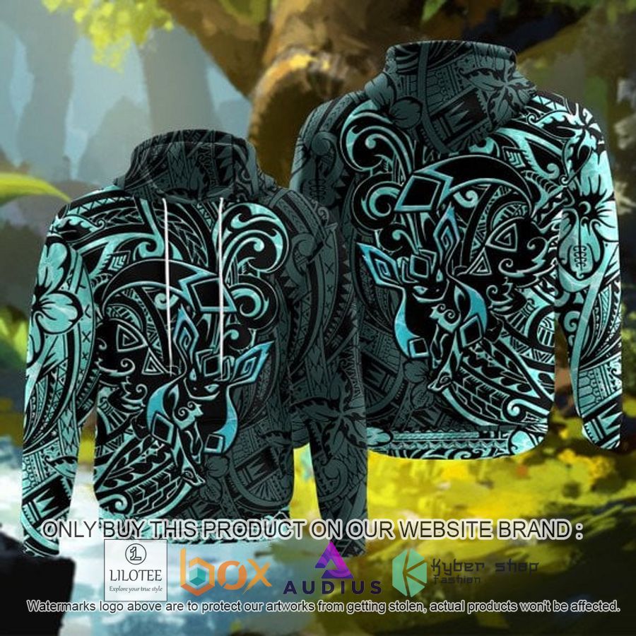 glaceon polynesian 3d hoodie 1 60738
