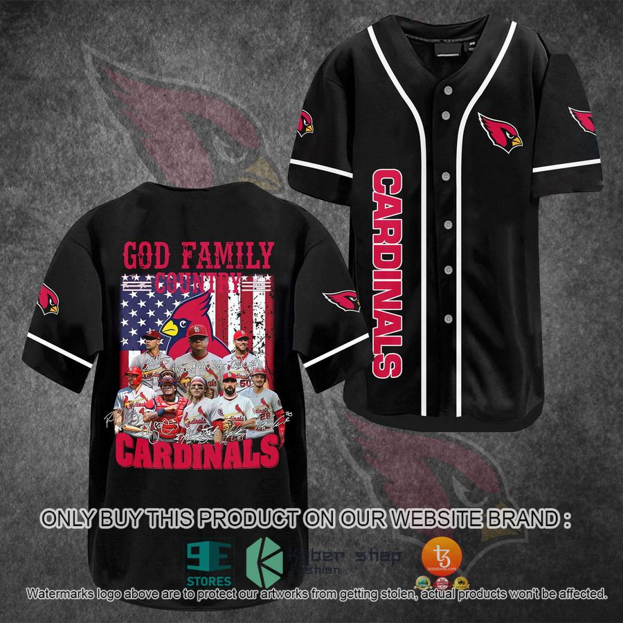 god family country cardinals us flag baseball jersey 1 56073
