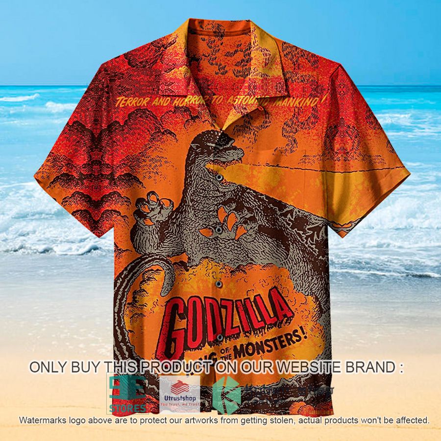 godzilla king of monsters hawaiian shirt 1 35957